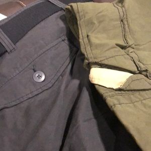 2 NWT Men’s 38x30 Convertible zip off cargo pants!